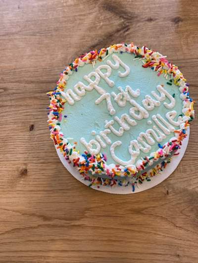 birthday ice cream cake